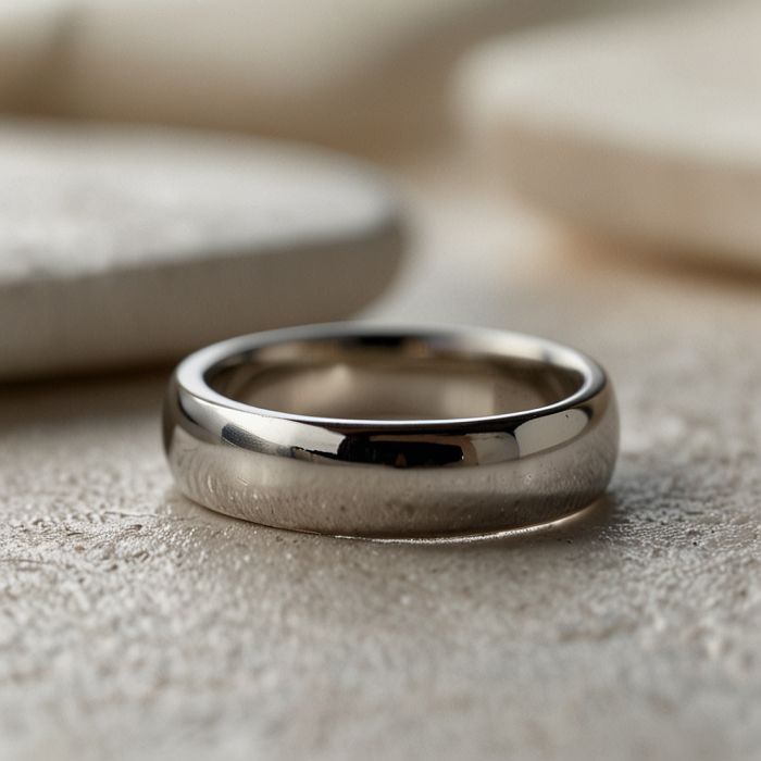 Обручальное кольцо платина