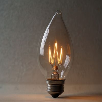 Лампа накаливания в форме свечи Е14