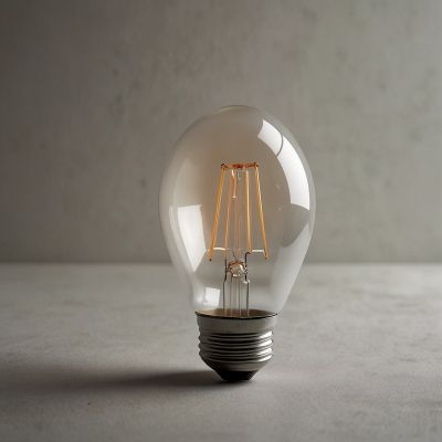 Лампа накаливания матовая Е27  (демо)