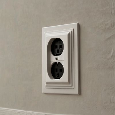 Розетка встраиваемая со шторками (демо)