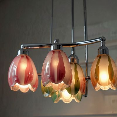 Люстра тюльпан 5-ти рожковая (демо)